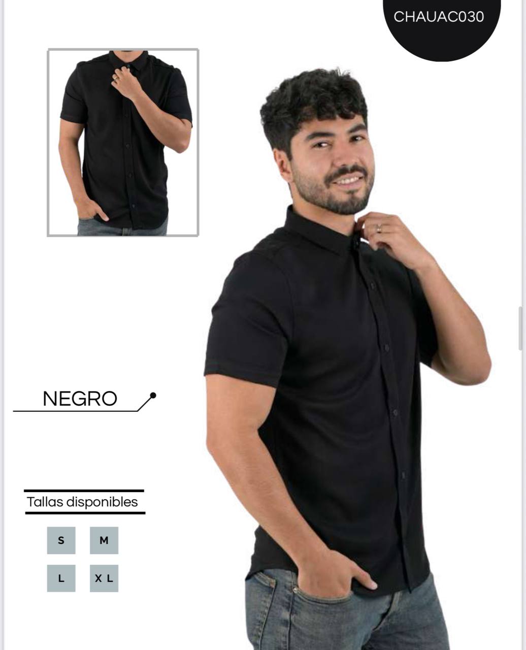 camisa manga corta